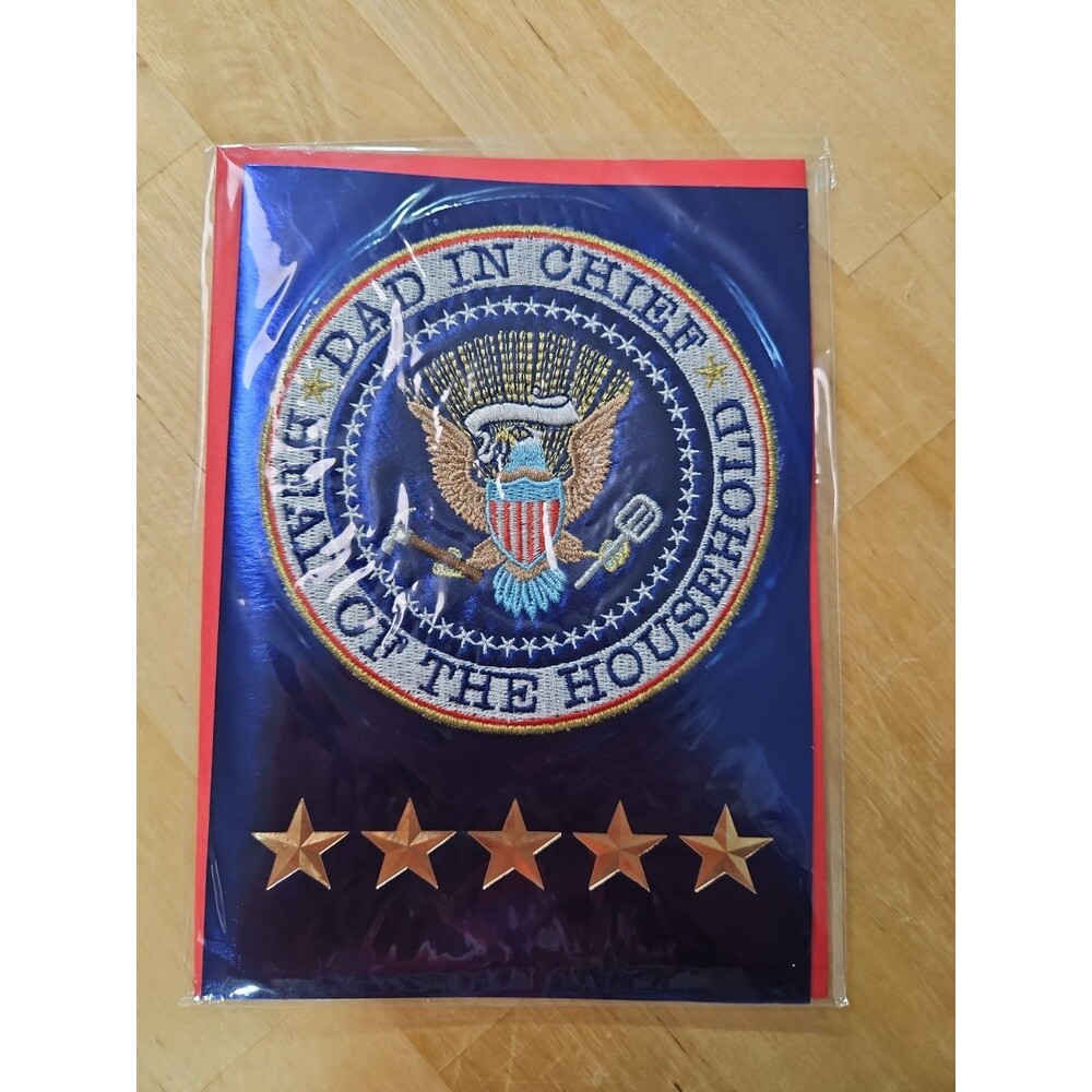 PAPYRUS HAPPY FATHERS DAY CARD DAD IN CHIEF CARD New